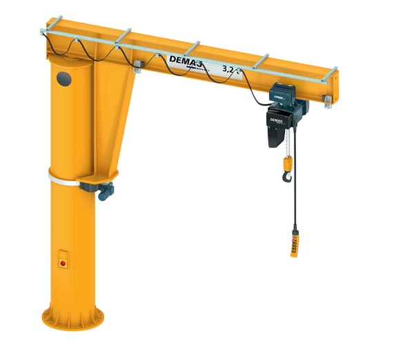 Potence DEMAG pour Charges Lourdes