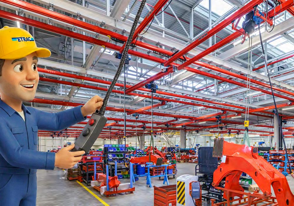 Pourquoi choisir le système modulaire KBK Demag pour vos projets de manutention aérienne ?